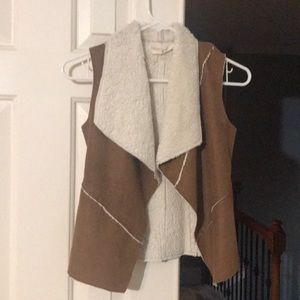 Red Camel faux suede vest
